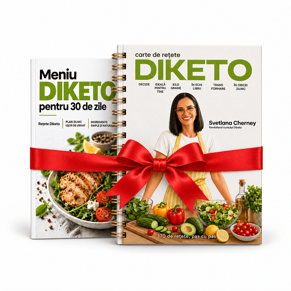 Печатный комплект: книга рецептов и меню DIKETO на 30 дней