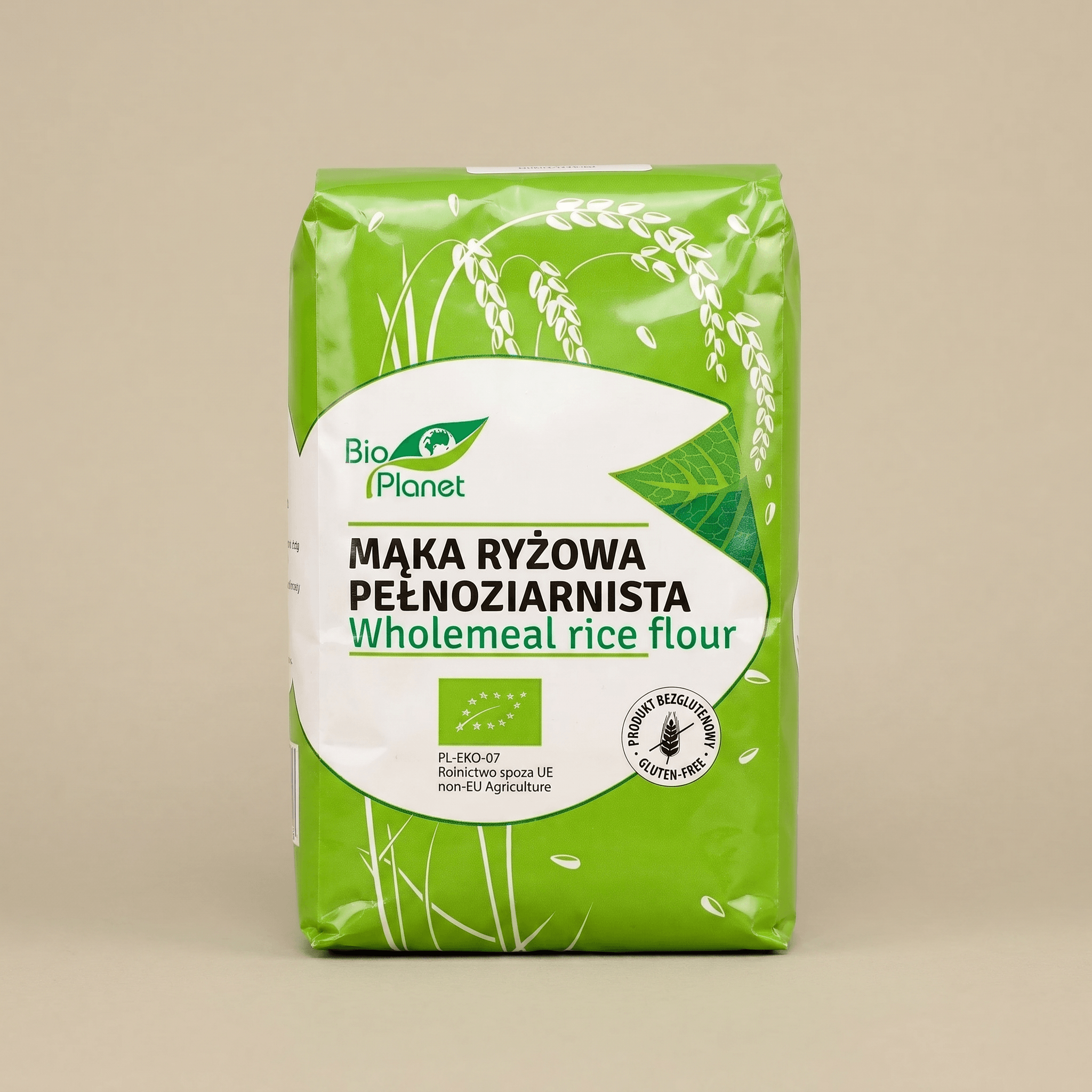 Făină integrală de orez Bio Planet, ecologică, 500 g