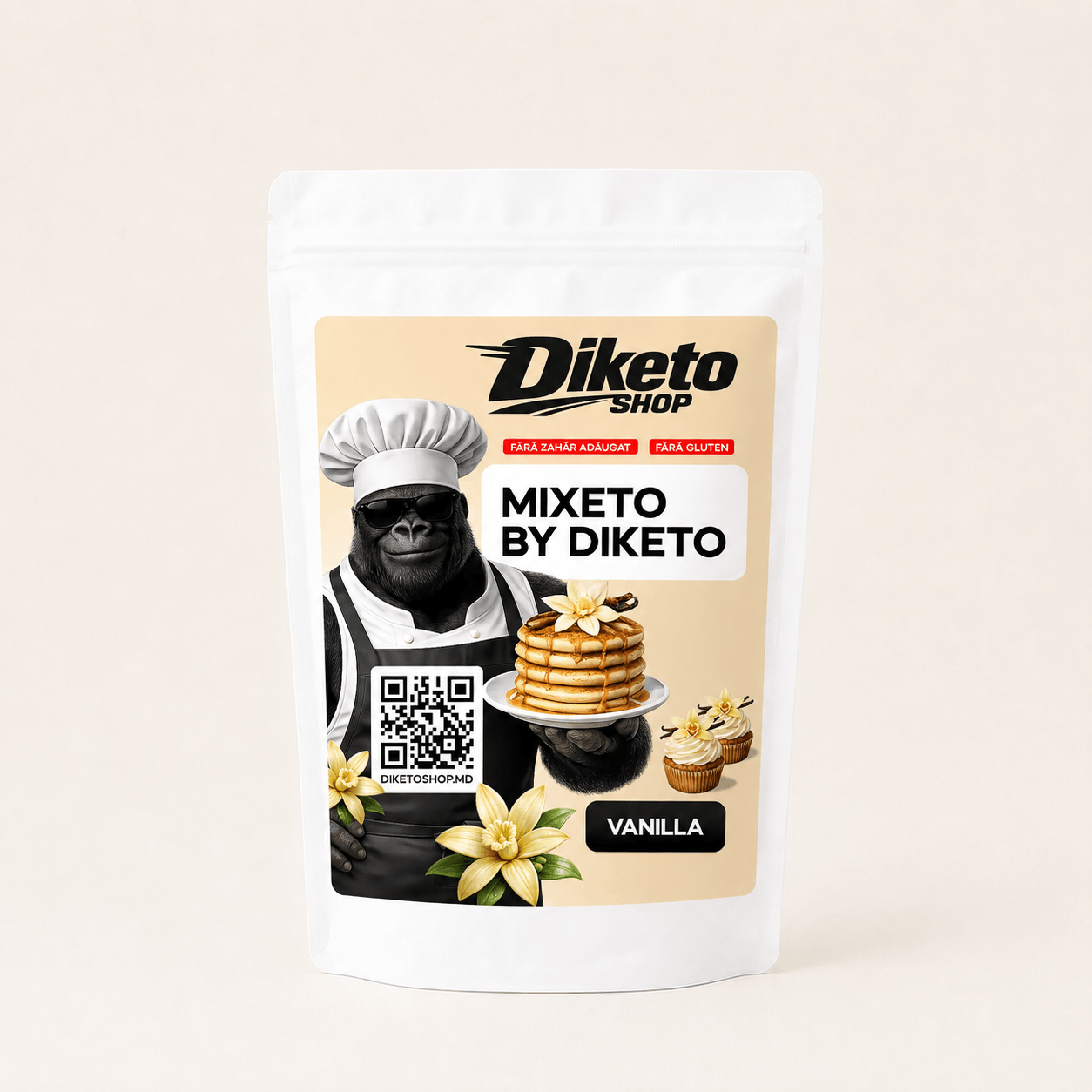 Протеиновая смесь Diketo для выпечки со вкусом ванили